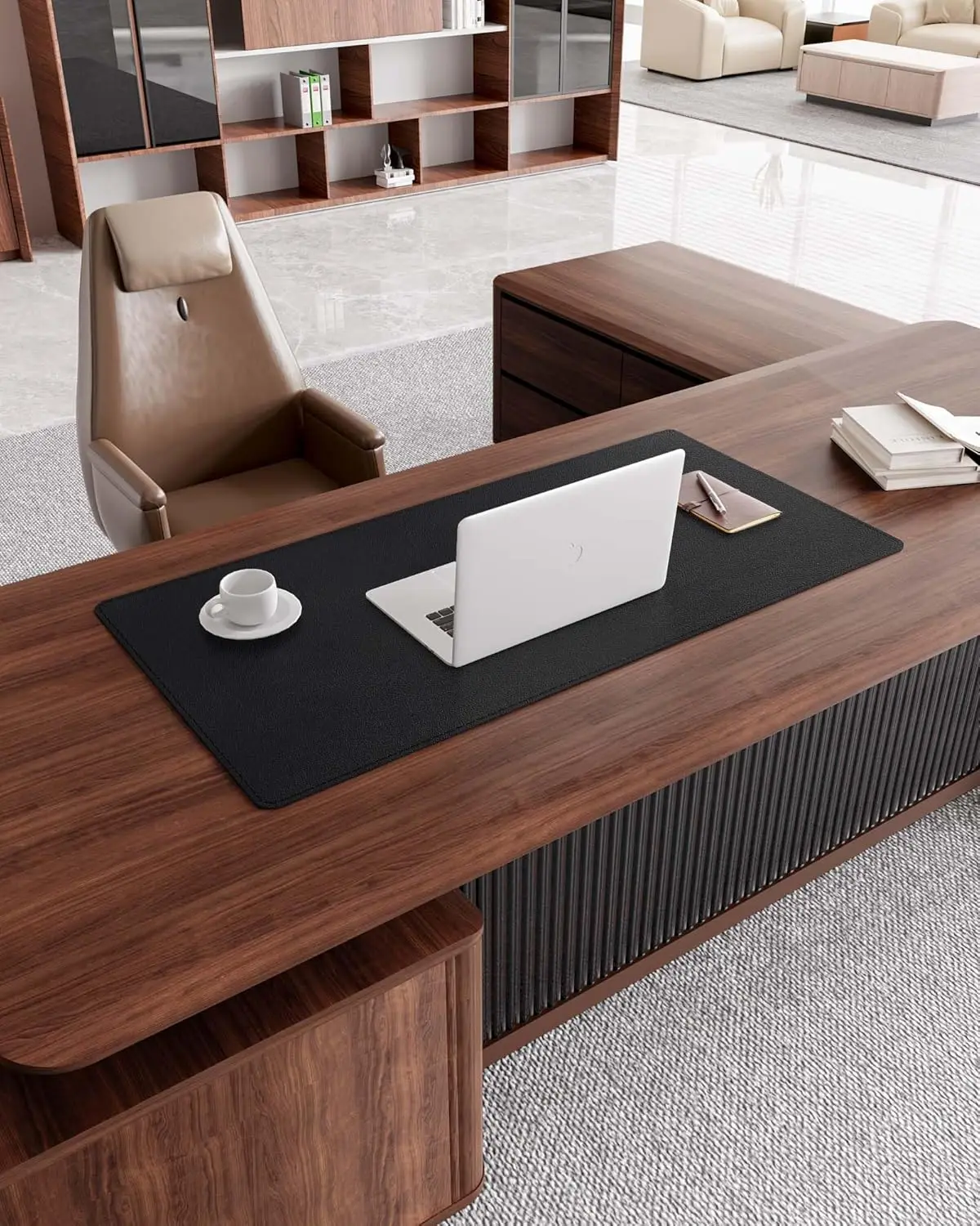 Luxury Genuine Leather Desk Mat, Office Desk Pad, Premium Table Pad Non-Slip Laptop Pad with Rubber Base
Luxury Genuine Leather Desk Mat, Office Desk Pad, Premium Table Pad Non-Slip Laptop Pad with Rubber Base