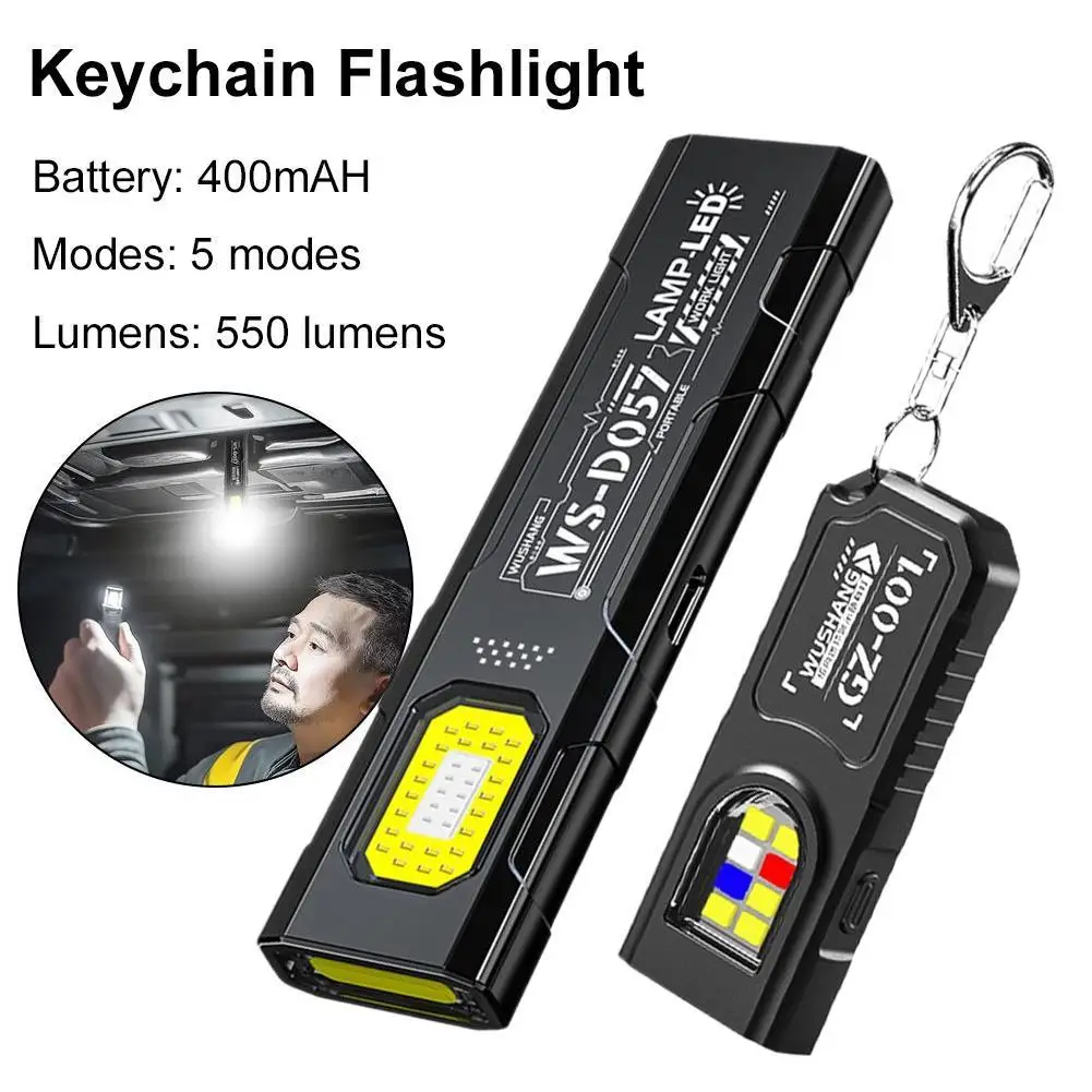 Outdoor LED Flashlight 550/600Lm Portable Mini Torch Light Pocket Lantern Flood Work Light with 5 Modes
Outdoor LED Flashlight 550/600Lm Portable Mini Torch Light Pocket Lantern Flood Work Light with 5 Modes