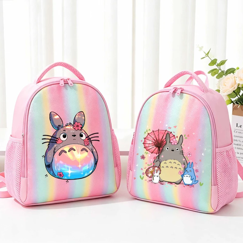 My Neighbor Totoro girl school bag Rainbow Student Backpack Cute Lightweight Travel Double Shoulder Bags Fashion Birthday Gift
My Neighbor Totoro girl school bag Rainbow Student Backpack Cute Lightweight Travel Double Shoulder Bags Fashion Birthday Gift