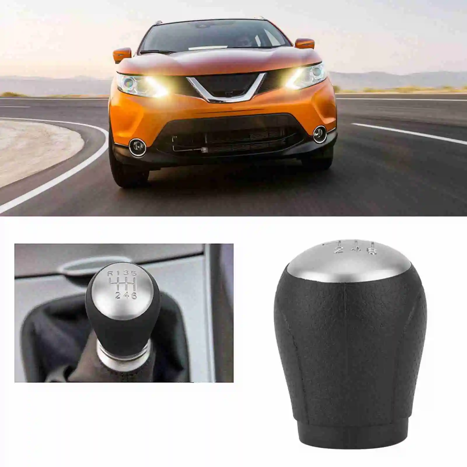 6 Speed Car Gear Shift Knob Sitck Head Boot Cover Cars Tuning Accessories Replacement For Qashqai X-Trail MT 2006-2013
6 Speed Car Gear Shift Knob Sitck Head Boot Cover Cars Tuning Accessories Replacement For Qashqai X-Trail MT 2006-2013