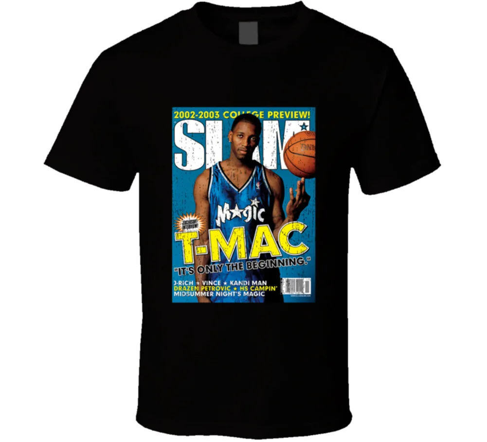 Slam Magazine Выпуск 64 Трейси Макгрейд Популярный баскетбольный журнал Grunge Look T S
Slam Magazine Выпуск 64 Трейси Макгрейд Популярный баскетбольный журнал Grunge Look T S