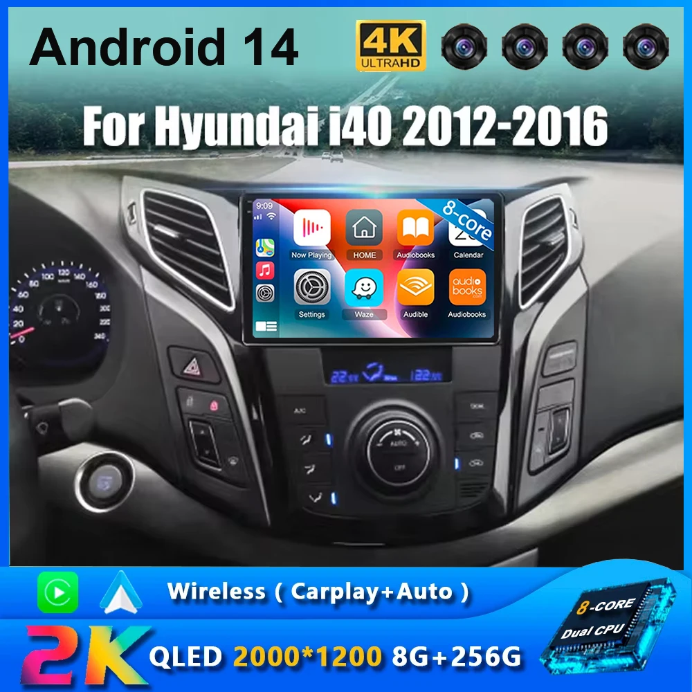 Android 14 Car Radio For Hyundai i40 2012 2013 2014 2015 2016 2 Din Multimedia Player Navigation GPS Carplay Auto Stereo DVD
Android 14 Car Radio For Hyundai i40 2012 2013 2014 2015 2016 2 Din Multimedia Player Navigation GPS Carplay Auto Stereo DVD