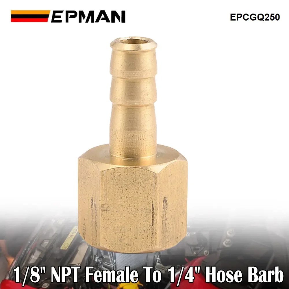 EPMAN 1/8" NPT Female Thread To 1/4" 6.35MM Hose Fitting Adapter Coupler Connector Adapter EPCGQ250
EPMAN 1/8" NPT Female Thread To 1/4" 6.35MM Hose Fitting Adapter Coupler Connector Adapter EPCGQ250
