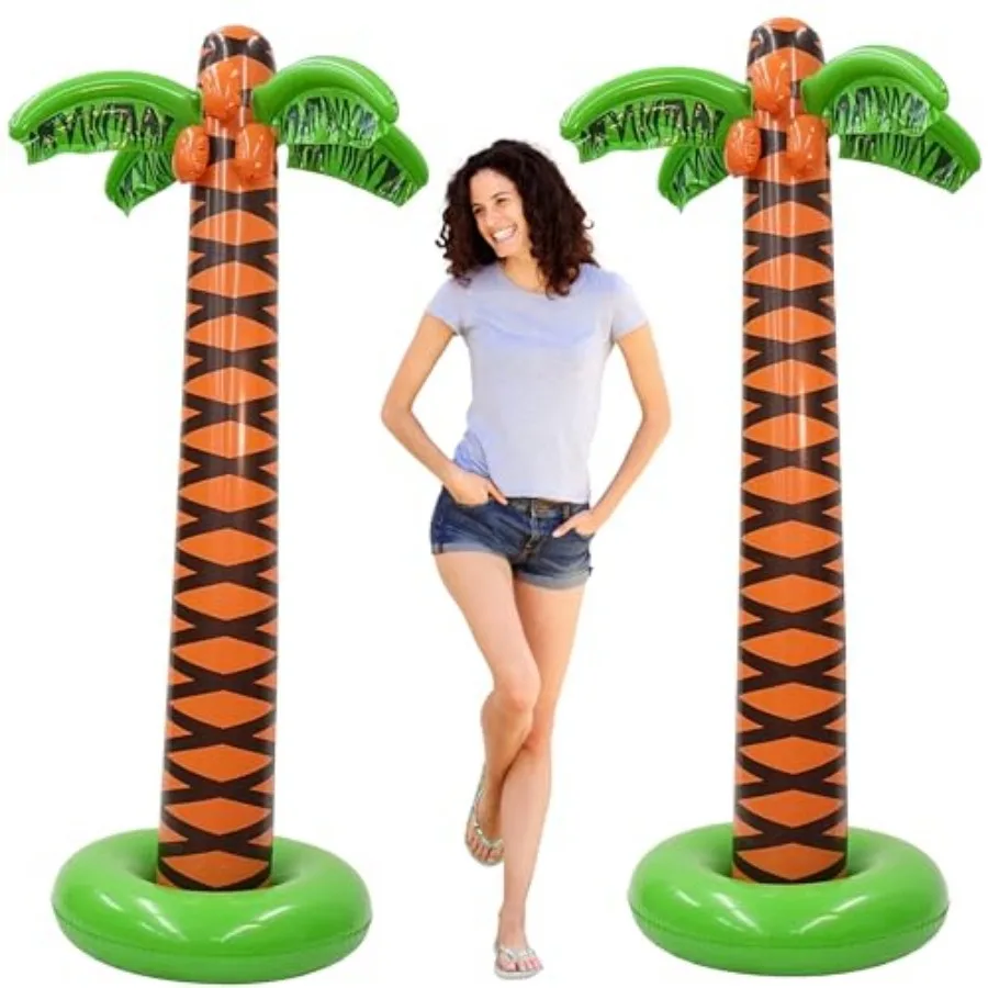 PackGiant Inflatable Palm Trees 6 Feet Tall Bulk - Luau Hawaiian Tropical Party Decorations for Adults and Summer Beach Theme P
PackGiant Inflatable Palm Trees 6 Feet Tall Bulk - Luau Hawaiian Tropical Party Decorations for Adults and Summer Beach Theme P
