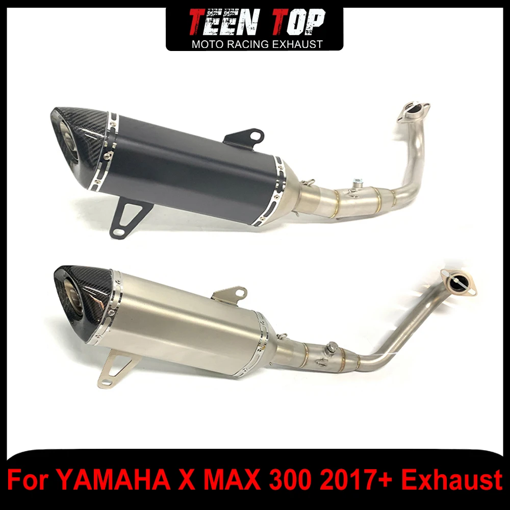 Motorcycle Exhaust Escape Full System For YAMAHA XMAX 300 2017+ Exhaust Elbow Slip On Muffler 51mm Stainless Steel Exhaust
Motorcycle Exhaust Escape Full System For YAMAHA XMAX 300 2017+ Exhaust Elbow Slip On Muffler 51mm Stainless Steel Exhaust
