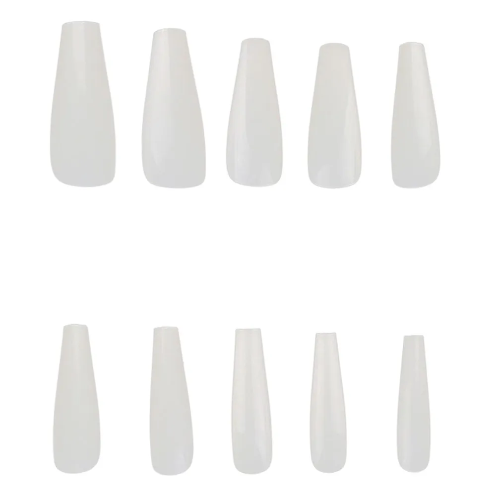 500Pcs Long Ballerina Coffin Fake Nails ABS Nail Tips 10 Sizes 0-9 Paint Apply No Smell Non Toxic for DIY Manicure
500Pcs Long Ballerina Coffin Fake Nails ABS Nail Tips 10 Sizes 0-9 Paint Apply No Smell Non Toxic for DIY Manicure