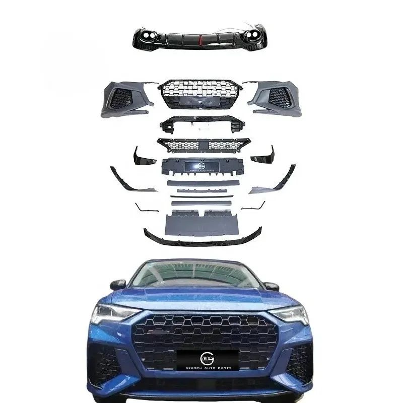 RSQ3 Car Bumper for 2019+ Q3 SQ3 to RSQ3 Body Kits Front Bumpers Rear Diffuser Exhaust Pipe Q3 Car Grill Bodykit
RSQ3 Car Bumper for 2019+ Q3 SQ3 to RSQ3 Body Kits Front Bumpers Rear Diffuser Exhaust Pipe Q3 Car Grill Bodykit