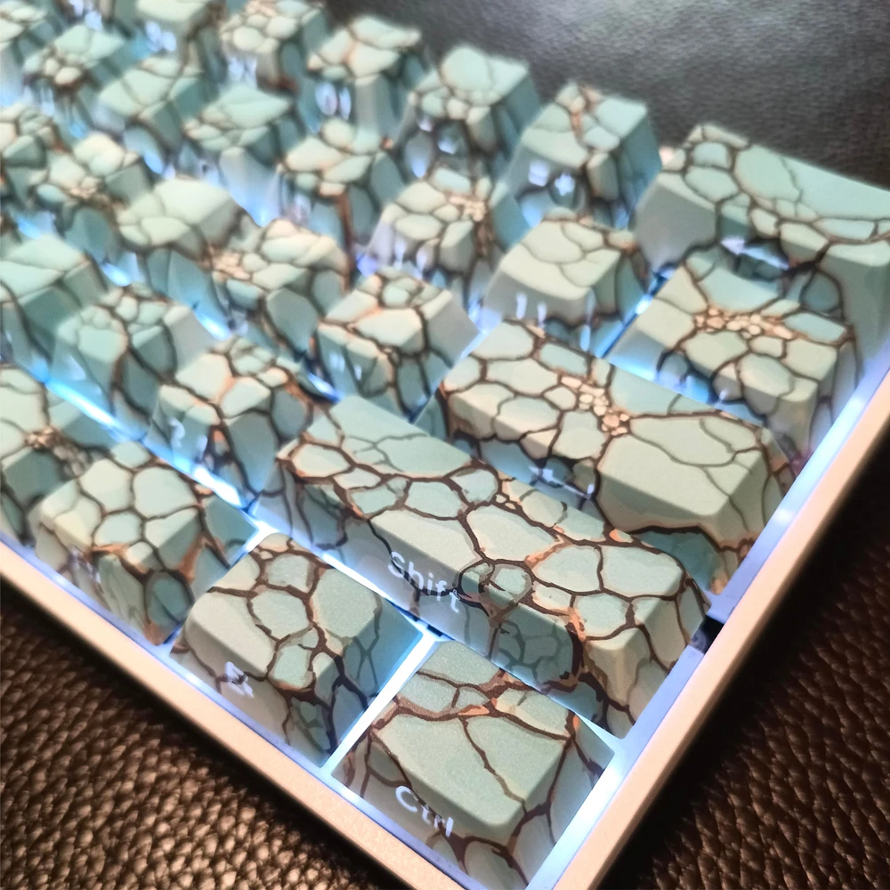 Turquoise keycap original side engraved 137 keys PBT five-sided sublimation mechanical keyboard cross shaft universal
Turquoise keycap original side engraved 137 keys PBT five-sided sublimation mechanical keyboard cross shaft universal