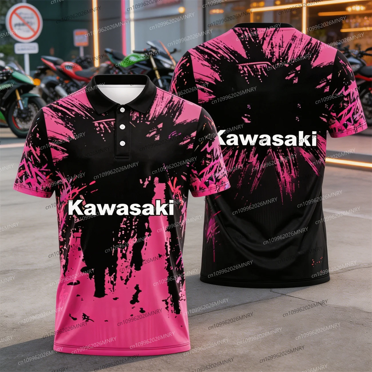 Motorcycle Kawasaki polo shirt Summer men's polo shirts 3D Print Women Short-sleeved Breathable T-shirt Motorcycle clothes man
Motorcycle Kawasaki polo shirt Summer men's polo shirts 3D Print Women Short-sleeved Breathable T-shirt Motorcycle clothes man