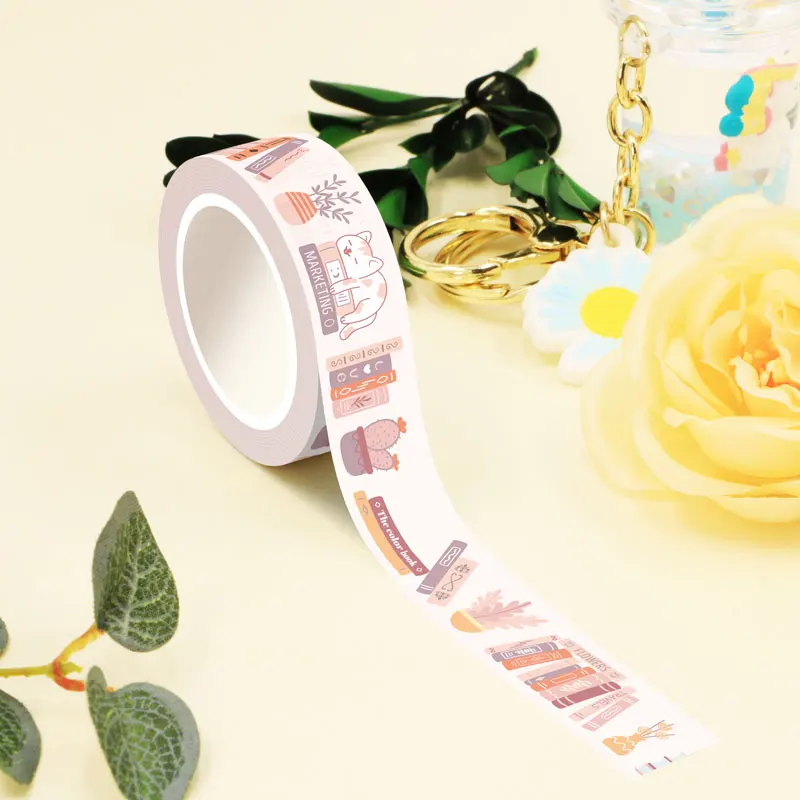 1PC. Decorative INS Style Daisy Peaches Terrazzo Library Books Constellations Floral Masking Washi Tapes Cute Journal Stationery
1PC. Decorative INS Style Daisy Peaches Terrazzo Library Books Constellations Floral Masking Washi Tapes Cute Journal Stationery