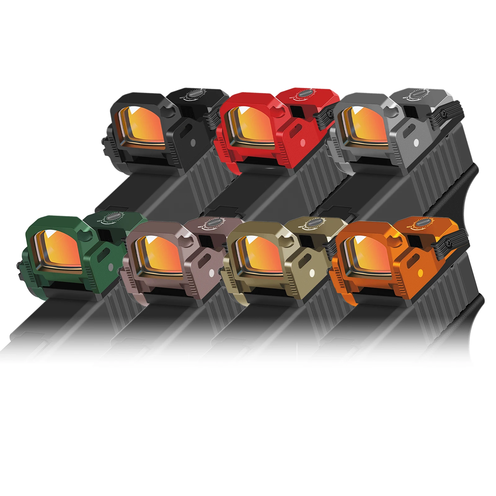VISM Pro Reflex Sight RNR-Compatible with Multi-Hole Adapter, 20mm Base, Foldable Screen, Protective Rubber Cover
VISM Pro Reflex Sight RNR-Compatible with Multi-Hole Adapter, 20mm Base, Foldable Screen, Protective Rubber Cover
