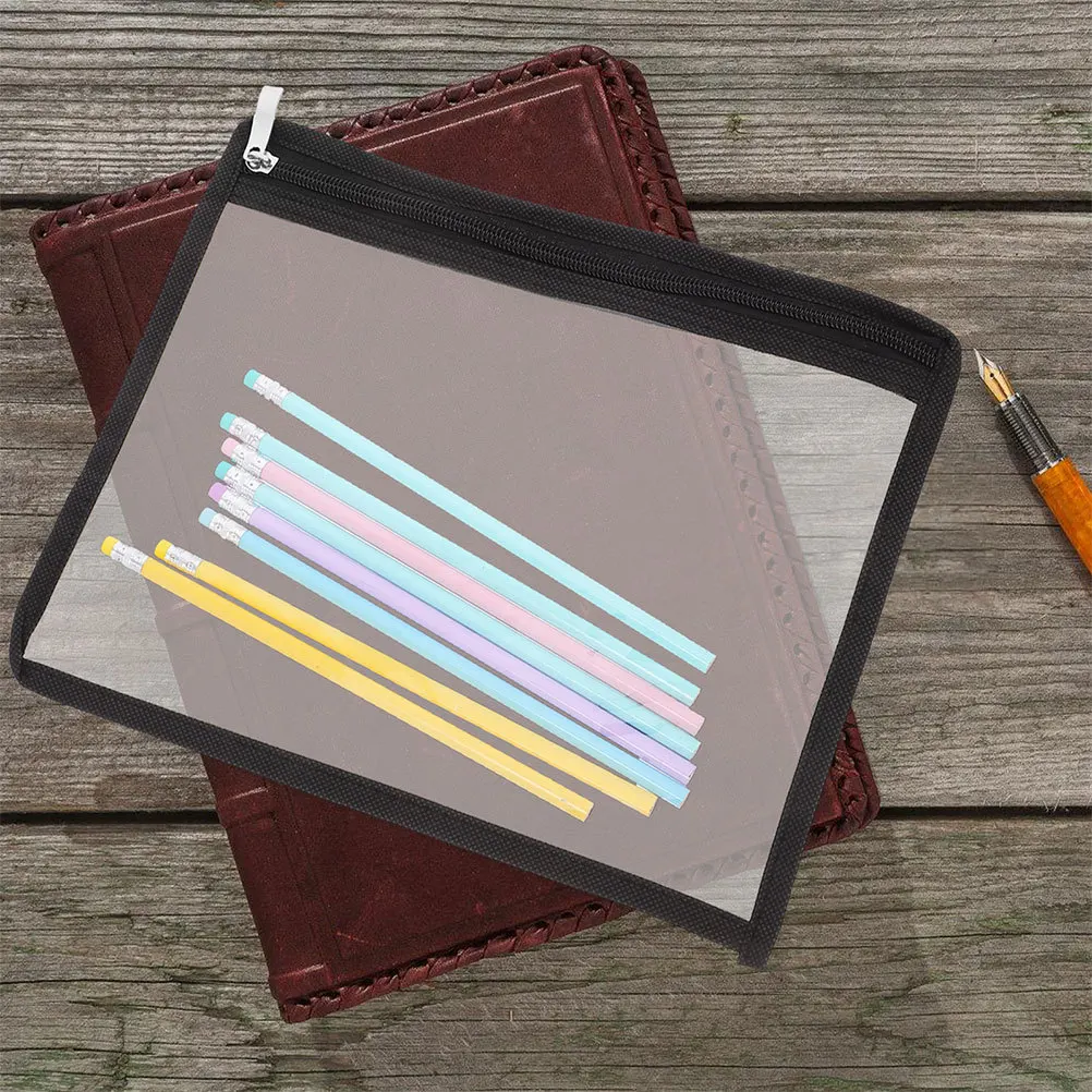 3Pcs Transparent Document Holder Durable PVC Zipper Pouch for Office School Travel Use Reusable Zipper Makeup Organizer Bag
3Pcs Transparent Document Holder Durable PVC Zipper Pouch for Office School Travel Use Reusable Zipper Makeup Organizer Bag