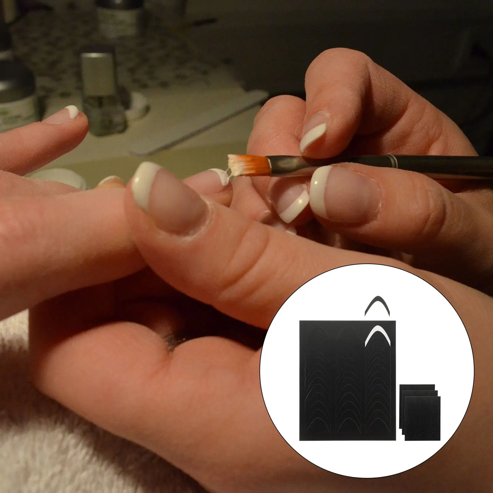 4 Sheets French Manicure Strips Nail Stencils for Precise DIY Nail Art Decoration Professional Looking Results At
4 Sheets French Manicure Strips Nail Stencils for Precise DIY Nail Art Decoration Professional Looking Results At