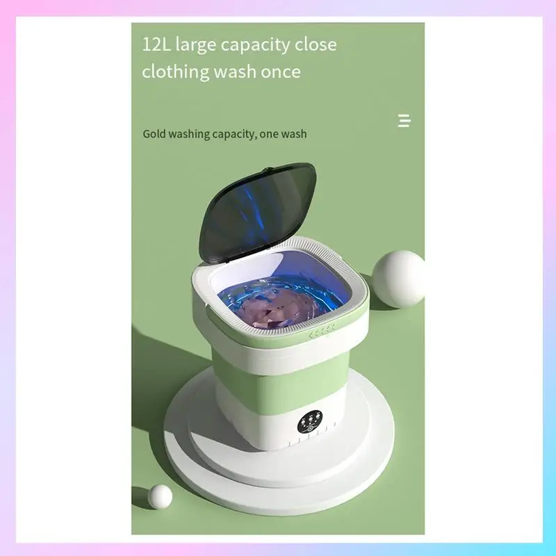 N85R-Mini Folding Washing Machine 12L Capacity Automatic Home Portable Multifunction Baby Underwear Washing Machine
N85R-Mini Folding Washing Machine 12L Capacity Automatic Home Portable Multifunction Baby Underwear Washing Machine