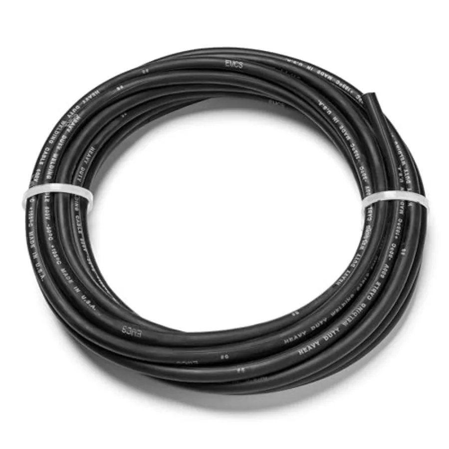 6 Gauge Premium Extra Flexible Welding Cable 600 Volt - Black - 25 Feet - Made in the USA
6 Gauge Premium Extra Flexible Welding Cable 600 Volt - Black - 25 Feet - Made in the USA