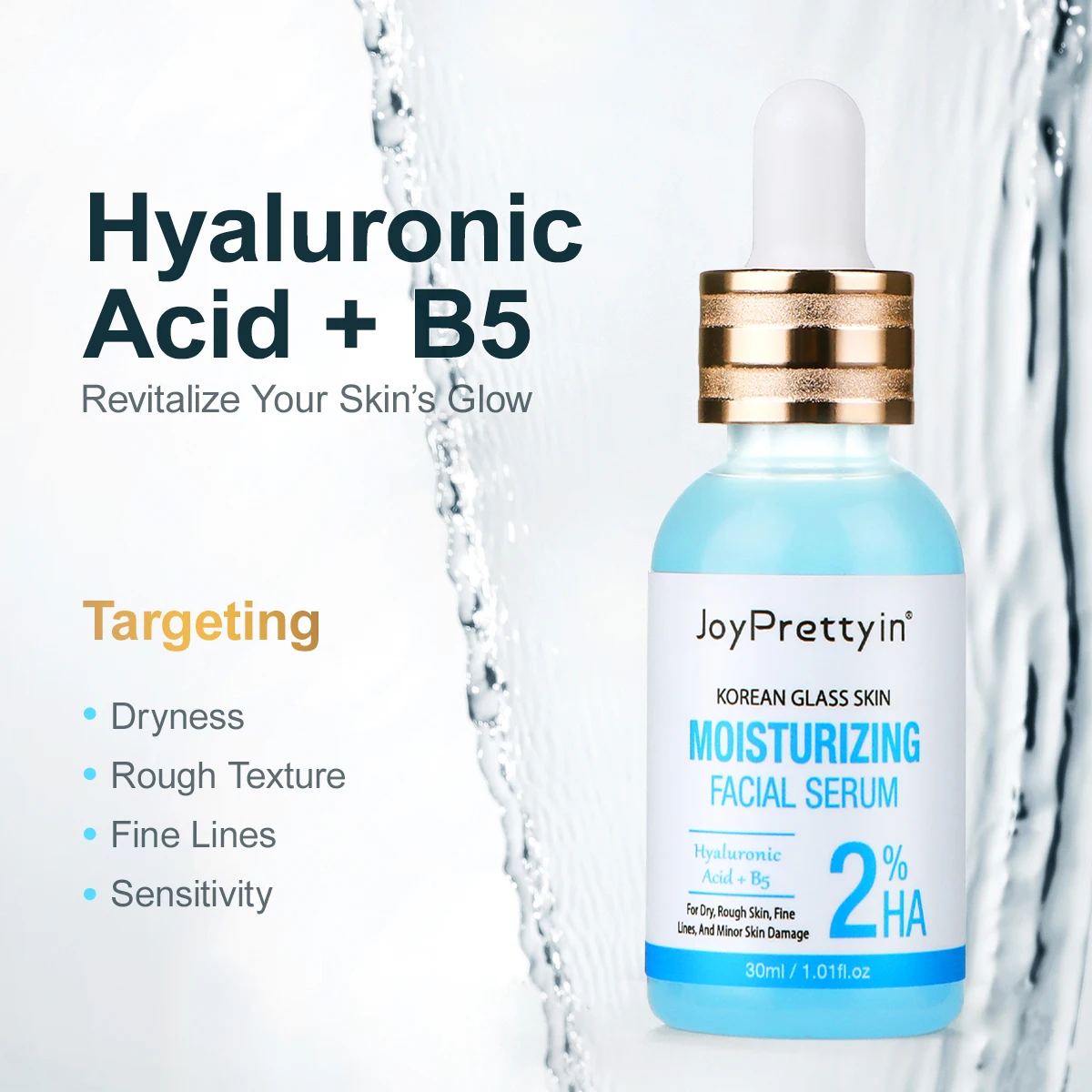 B5 Moisturizing Face Serum Hyaluronic Acid Improve Dark Skin Fade Fine Lines Deep Hydration Firming Facial Essence Skin Care
B5 Moisturizing Face Serum Hyaluronic Acid Improve Dark Skin Fade Fine Lines Deep Hydration Firming Facial Essence Skin Care