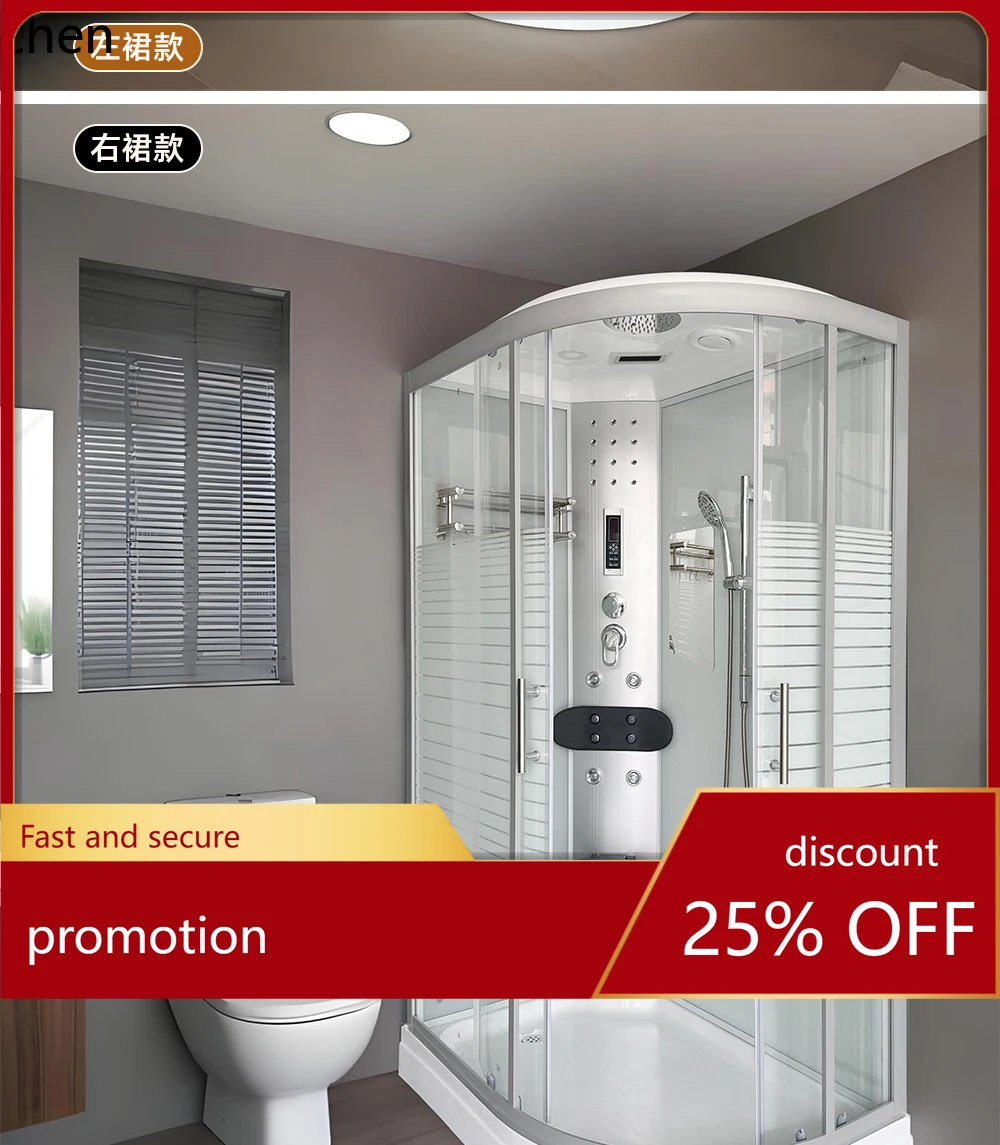 HT shower room bathroom household glass fan partition bathroom integrated closed bath room toilet
HT shower room bathroom household glass fan partition bathroom integrated closed bath room toilet