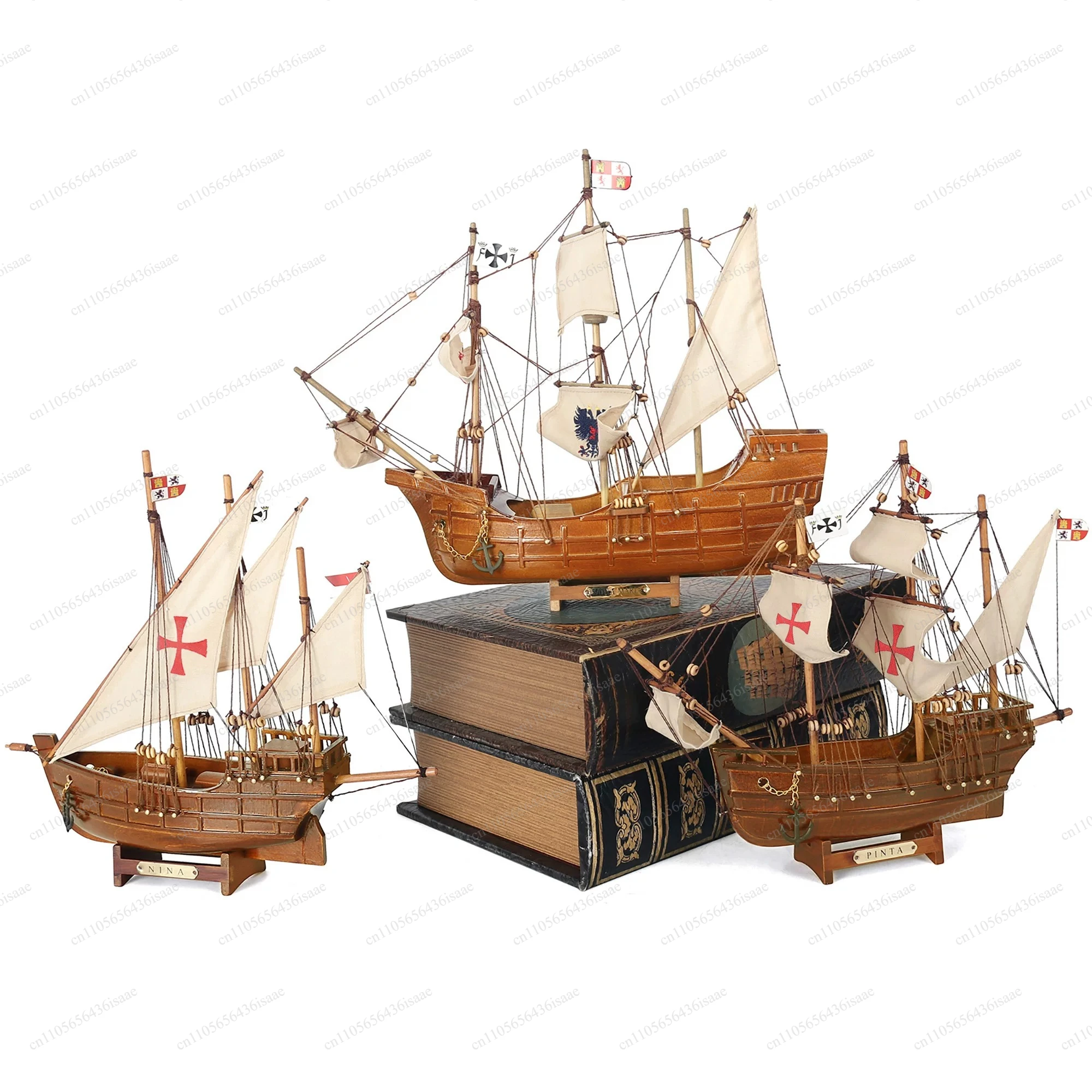 Santa Maria Columbus Wooden Sailboat Model New World Discovery Mediterranean Collection
Santa Maria Columbus Wooden Sailboat Model New World Discovery Mediterranean Collection