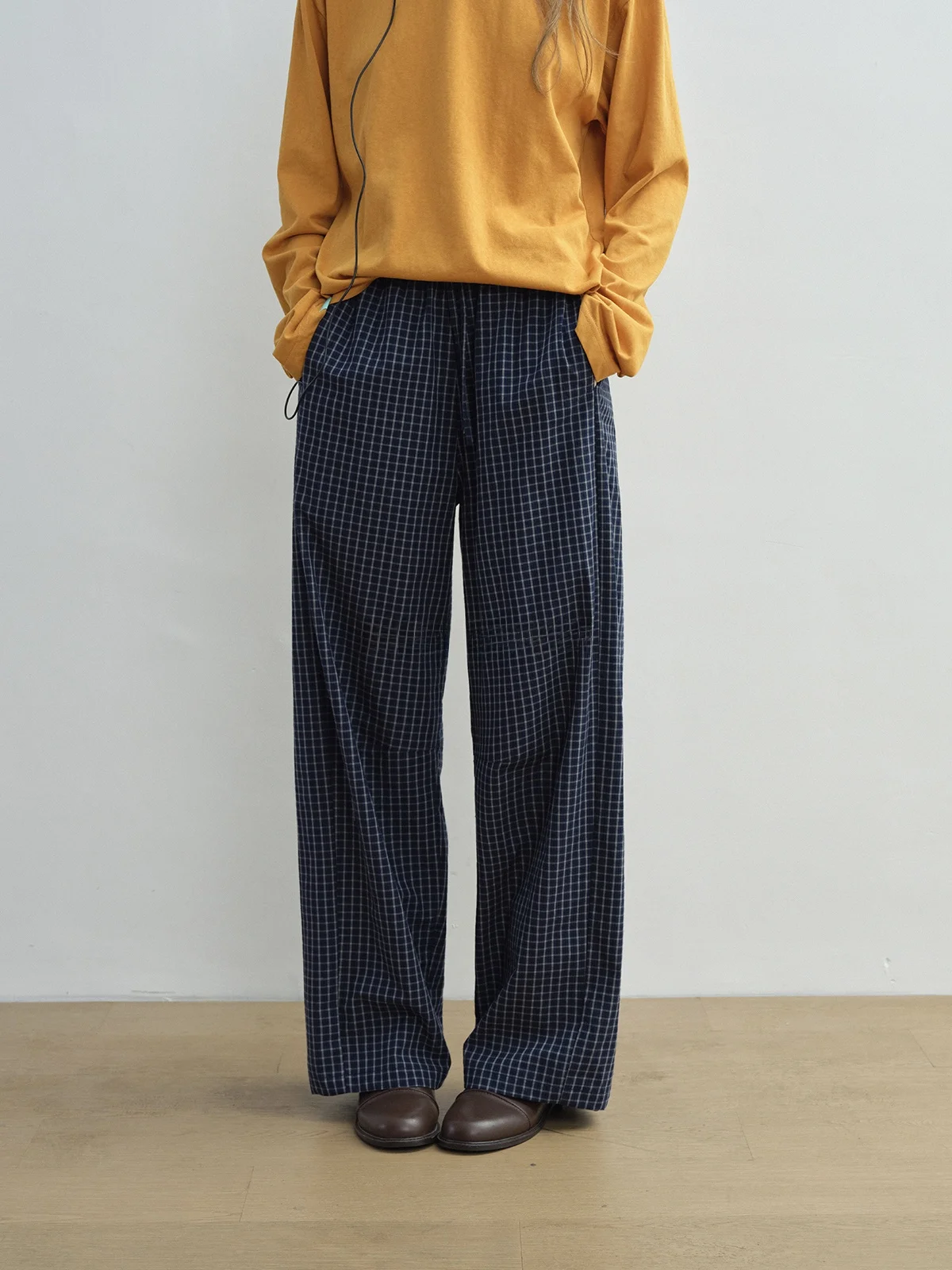 Kokoasoko Plaid Long Straight Casual Pants Women's Spring Autumn New Loose Drapey Cotton Wide Leg Pants Commute Sle
Kokoasoko Plaid Long Straight Casual Pants Women's Spring Autumn New Loose Drapey Cotton Wide Leg Pants Commute Sle