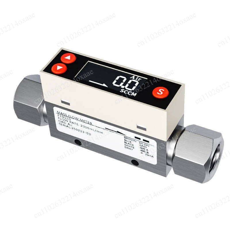 TC5200 High Precision Digital Thermal Gas Mass Flowmeter, Micro Gas Flow Meter for Air, Nitrogen, Oxide, Helium
TC5200 High Precision Digital Thermal Gas Mass Flowmeter, Micro Gas Flow Meter for Air, Nitrogen, Oxide, Helium