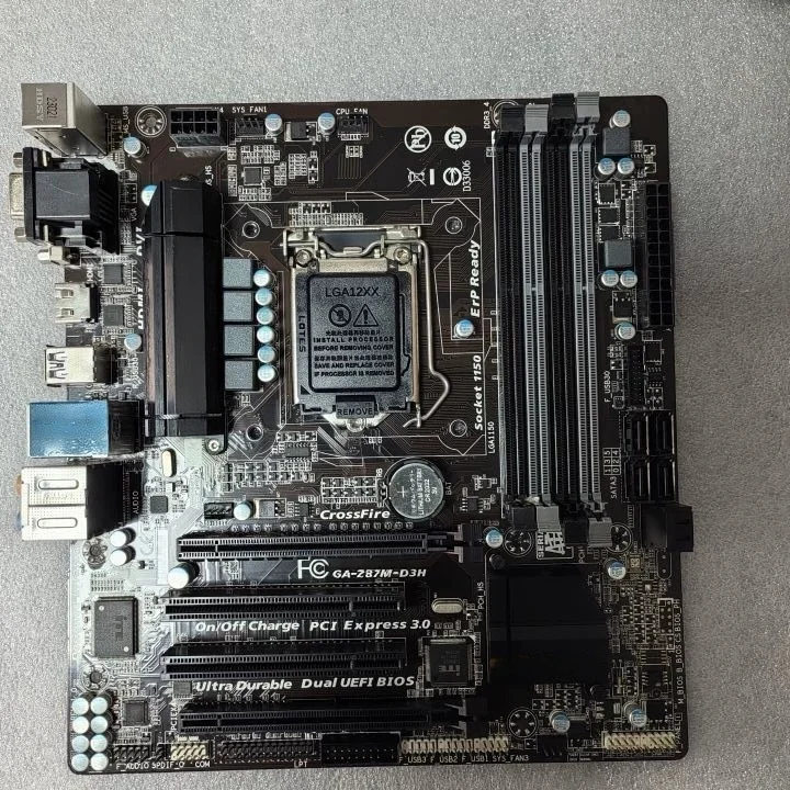 For Gigabyte GA-Z87M-D3H Desktop Motherboard Z87M D3H DDR3 1150 Mainboard 100% Tested OK
For Gigabyte GA-Z87M-D3H Desktop Motherboard Z87M D3H DDR3 1150 Mainboard 100% Tested OK