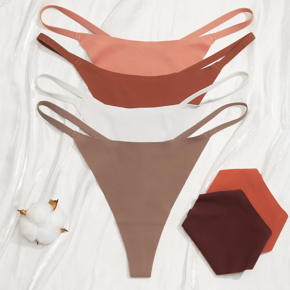 Ice Silk Women Panties Underwear Fitness Sports Seamless Cotton Female Lingerie Sexy T-back G-string Thong Woman Underwear
Ice Silk Women Panties Underwear Fitness Sports Seamless Cotton Female Lingerie Sexy T-back G-string Thong Woman Underwear