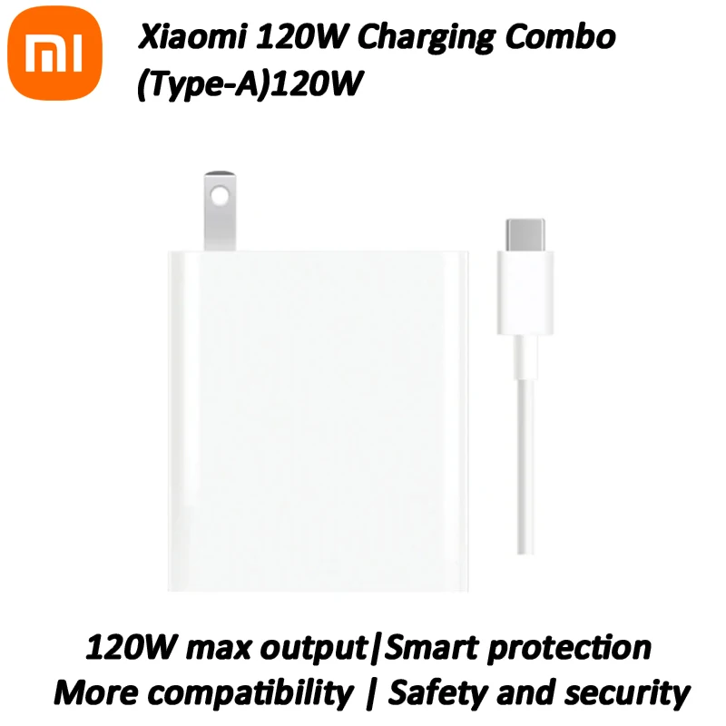 Xiaomi 120W Charging Combo 120W Max Output Smart Protection More Compatibility Safety Type-A Fast Charging
Xiaomi 120W Charging Combo 120W Max Output Smart Protection More Compatibility Safety Type-A Fast Charging