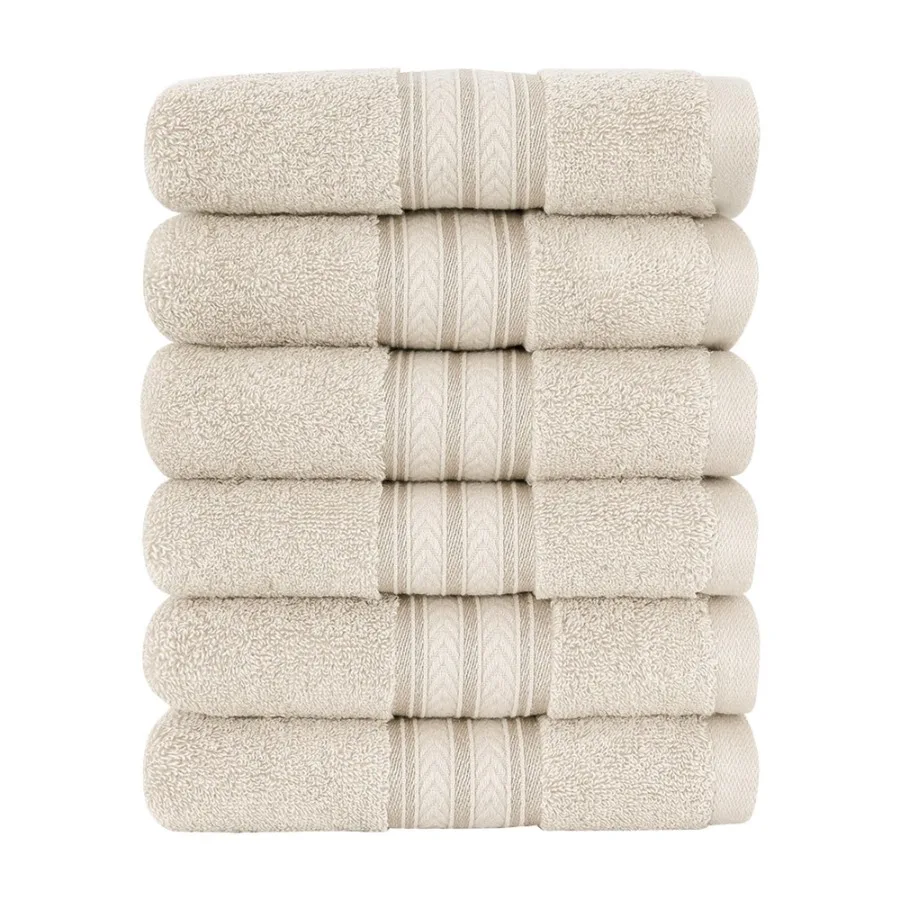 6-Pack 100% Cotton Absorbent Bathroom Towel Camel Color
6-Pack 100% Cotton Absorbent Bathroom Towel Camel Color