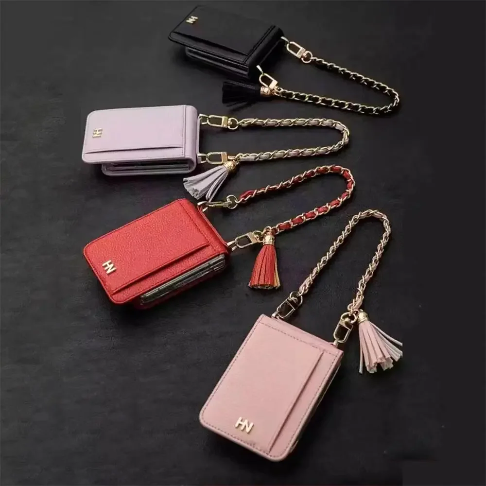 For Samsung Galaxy Z Flip 5 4 3 Case Luxury Bracelet Leather Card Holder Folding Shockproof Protective Hard Lanyard Chain Cover
For Samsung Galaxy Z Flip 5 4 3 Case Luxury Bracelet Leather Card Holder Folding Shockproof Protective Hard Lanyard Chain Cover