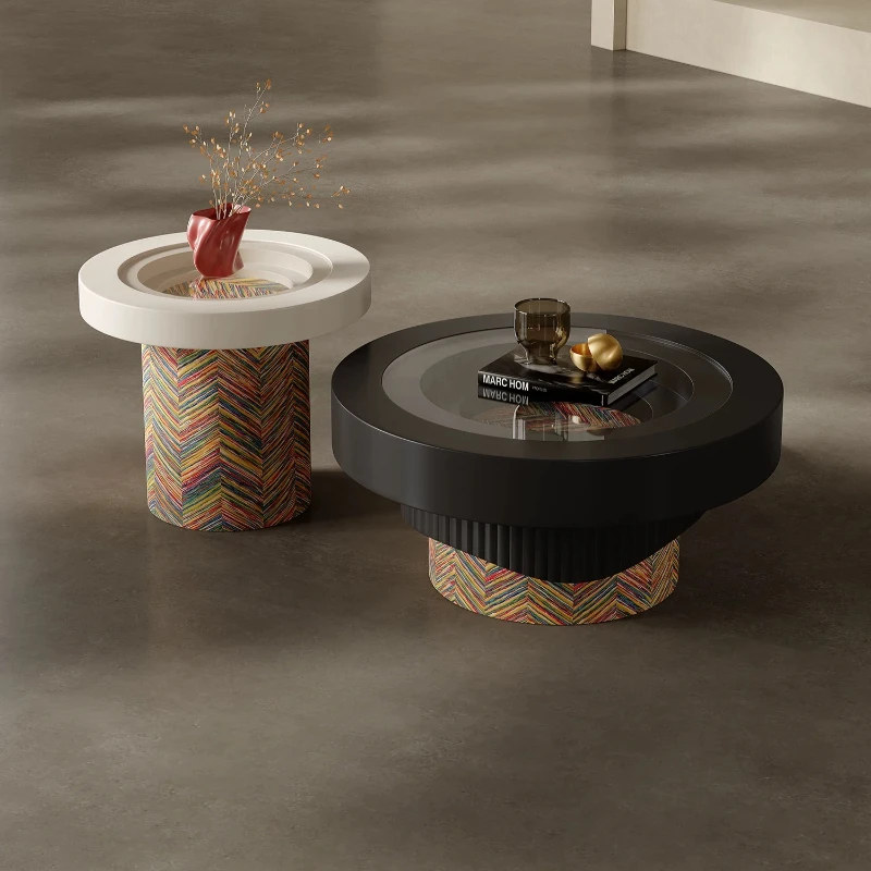 Couch Round Coffee Tables Small Colorful Art Wood Coffee Tables Hotel Bedroom Tavolino Da Salotto Small Apartment Furniture
Couch Round Coffee Tables Small Colorful Art Wood Coffee Tables Hotel Bedroom Tavolino Da Salotto Small Apartment Furniture