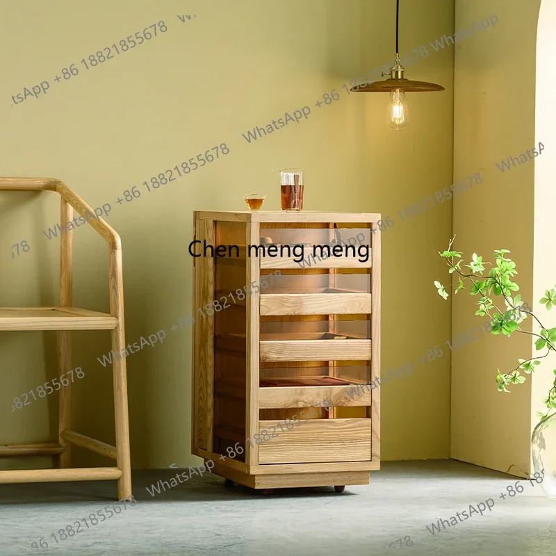 Japanese Style Natural Wood Side Cabinet Tea Room Mobile Storage Multi-layer Small Shelf
Japanese Style Natural Wood Side Cabinet Tea Room Mobile Storage Multi-layer Small Shelf