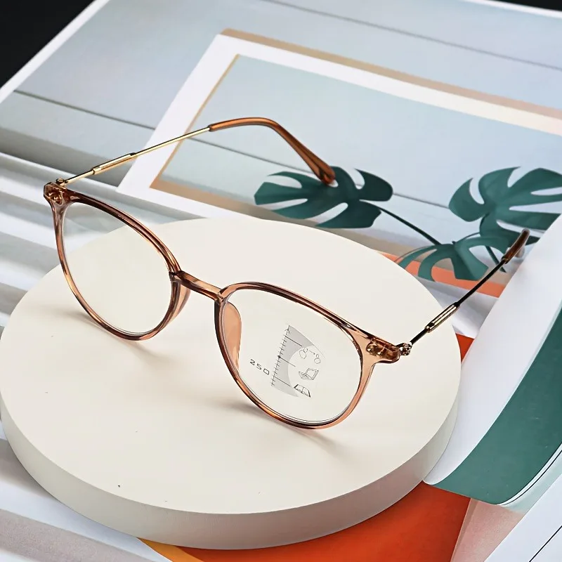 Classic Round Frame Metal Multifocal Computer Reading Glasses Retro Comfortable High Definition Reading Glasses for Men Women
Classic Round Frame Metal Multifocal Computer Reading Glasses Retro Comfortable High Definition Reading Glasses for Men Women