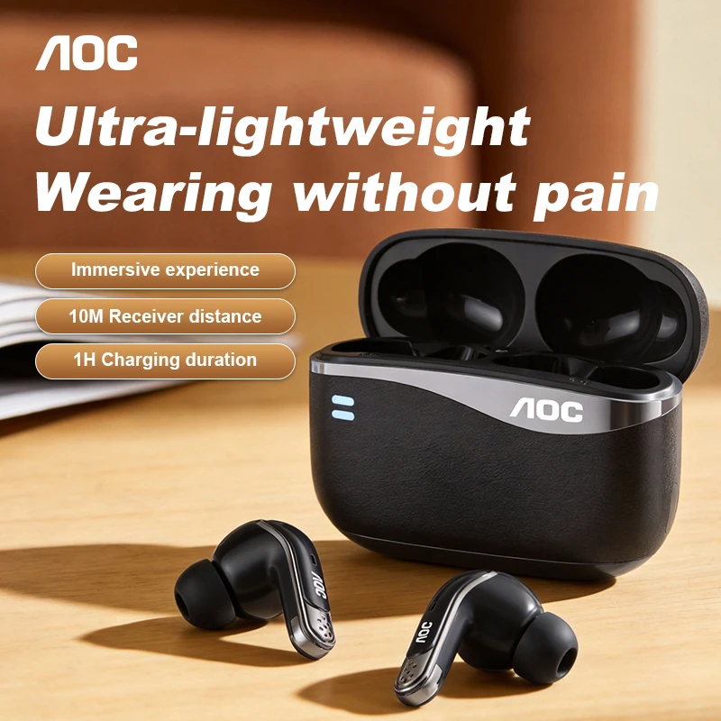 AOC JL7003D+JL6976D Bluetooth 6.0 + 2.4G Earbuds In-Ear Ergonomic Design ANC+ENC 4MIC Noise Reduction Voice Assistant Type-C
AOC JL7003D+JL6976D Bluetooth 6.0 + 2.4G Earbuds In-Ear Ergonomic Design ANC+ENC 4MIC Noise Reduction Voice Assistant Type-C