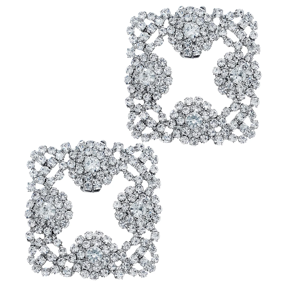 Bridal Shoe Clips Square Rhinestone Sunflower Buckles Detachable Decorative Accessories for Wedding Party Banquet
Bridal Shoe Clips Square Rhinestone Sunflower Buckles Detachable Decorative Accessories for Wedding Party Banquet