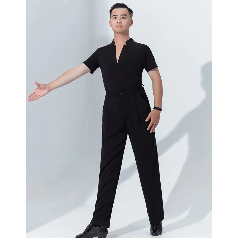 Latin dance clothing men's training clothes Spring/Summer professional social dance social dance clothing
Latin dance clothing men's training clothes Spring/Summer professional social dance social dance clothing