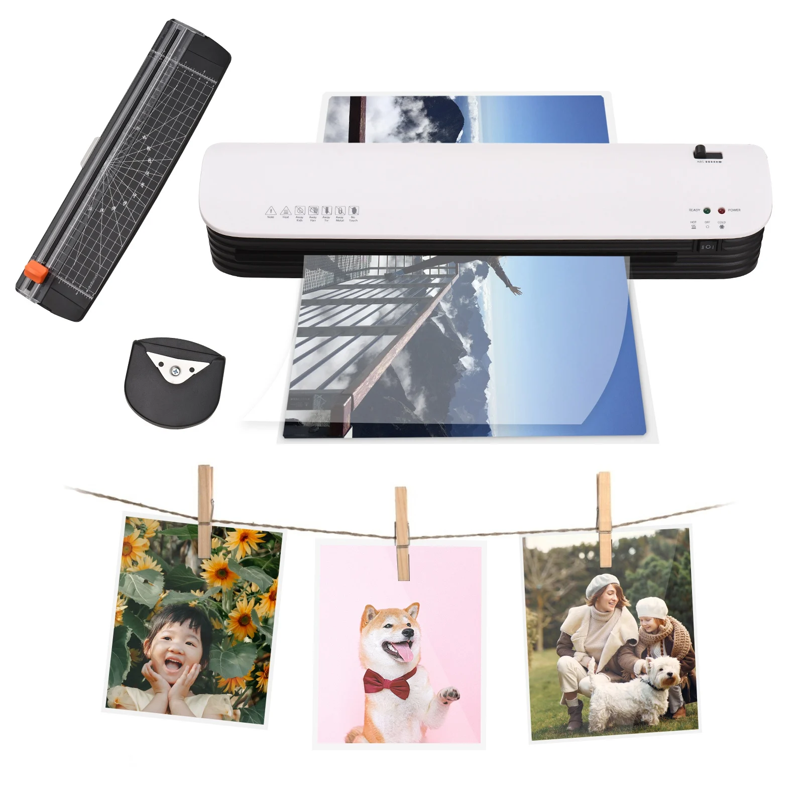 SL399 Laminator Machine Set A3 Size Hot and Cold Lamination 2 Roller System with 25 Laminating Pouches Corner Rounder
SL399 Laminator Machine Set A3 Size Hot and Cold Lamination 2 Roller System with 25 Laminating Pouches Corner Rounder