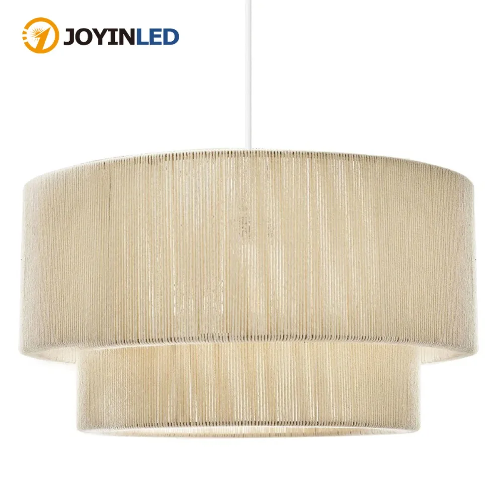 JOYINLED Hand Woven Pendant Light 45CM Hemp Rope Chandelier 45CM White Hanging Lamp for Dining Room Living Room Bedroom Pendant
JOYINLED Hand Woven Pendant Light 45CM Hemp Rope Chandelier 45CM White Hanging Lamp for Dining Room Living Room Bedroom Pendant
