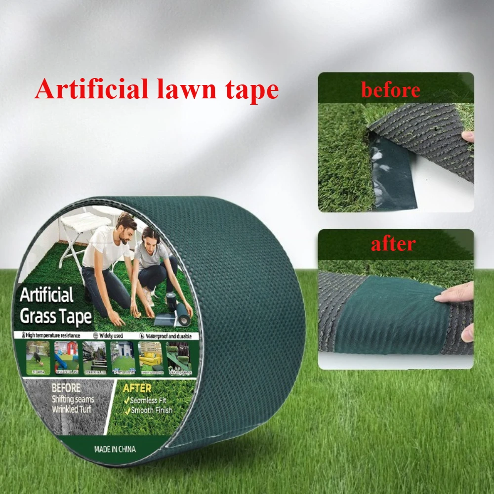 Adhesive Lawn Tape Self-adhesive Tape for Fixing The Joints Artificial Grass Football Fields Courtyards Outdoor Areas Stickers
Adhesive Lawn Tape Self-adhesive Tape for Fixing The Joints Artificial Grass Football Fields Courtyards Outdoor Areas Stickers