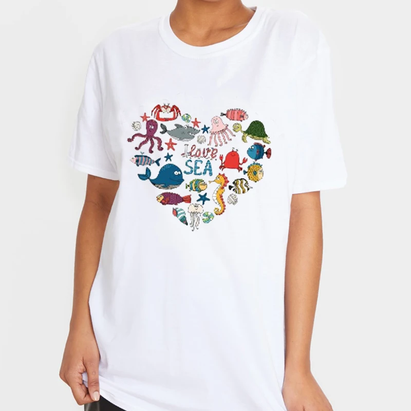 Love Sea Cotton T Shirt Women Summer New Oversized Solid Tees Casual Basic Loose Tshirt Chic O Neck Female Tops 
Love Sea Cotton T Shirt Women Summer New Oversized Solid Tees Casual Basic Loose Tshirt Chic O Neck Female Tops