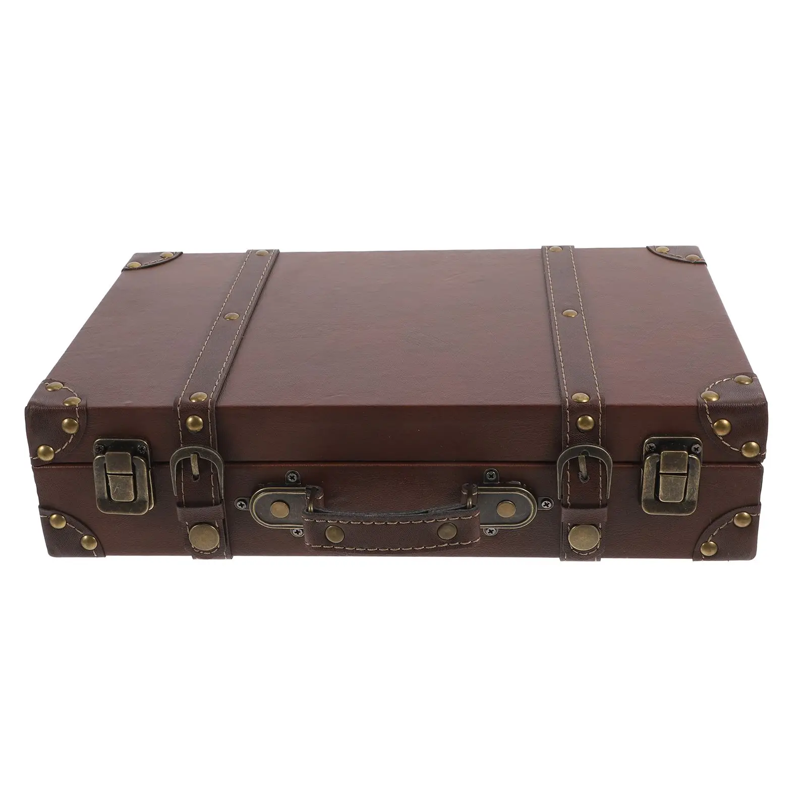 Retro Suitcase Trunk Luggage Light Brown Storage Decorative Box Photo Props Vintage Style Luggage Box Travel Bag
Retro Suitcase Trunk Luggage Light Brown Storage Decorative Box Photo Props Vintage Style Luggage Box Travel Bag