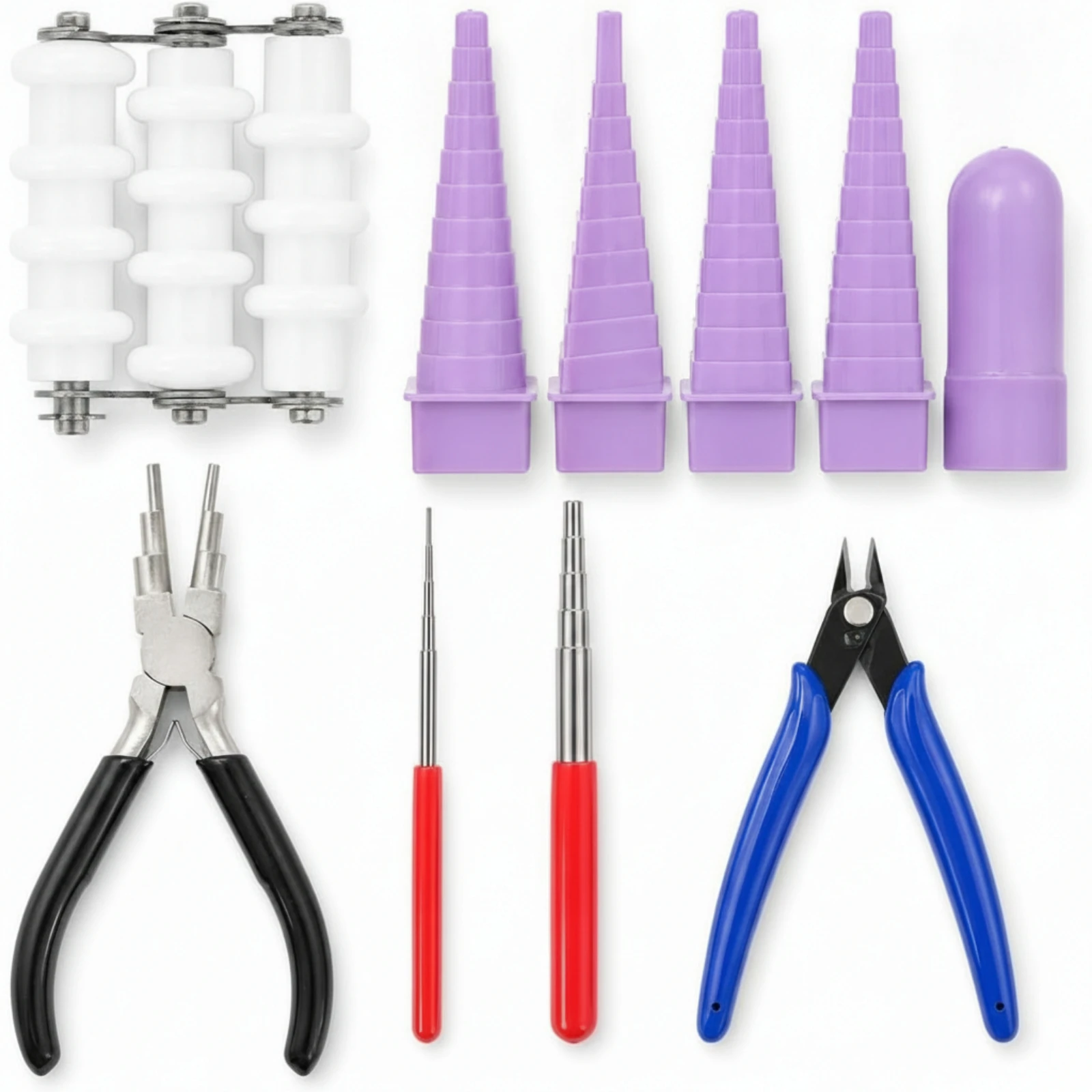 Jewelry Making Tool Kit Allcomplete Wire Wrapping Kit with Pliers Wire Looping Tool Set Stepped Jewelry Pliers Precision
Jewelry Making Tool Kit Allcomplete Wire Wrapping Kit with Pliers Wire Looping Tool Set Stepped Jewelry Pliers Precision