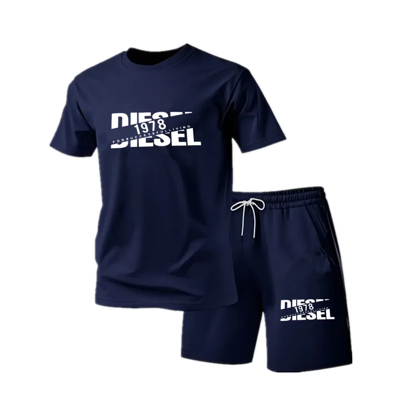 new trend hot item summer men's suit casual fashion sportswear beach print short sleeved T-shirt set jogging T-Shirts Co-ords
new trend hot item summer men's suit casual fashion sportswear beach print short sleeved T-shirt set jogging T-Shirts Co-ords