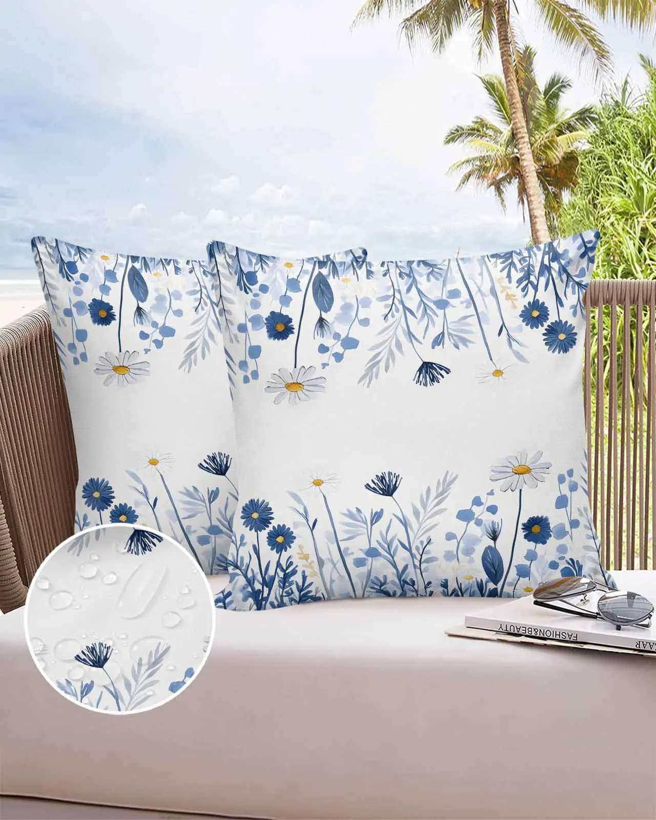 Pastoral Spring Flowers 2/4PCS Outdoor Pillowcase Waterproof Pillow Cover Case Garden Patio Cushion Covers Home Decor
Pastoral Spring Flowers 2/4PCS Outdoor Pillowcase Waterproof Pillow Cover Case Garden Patio Cushion Covers Home Decor