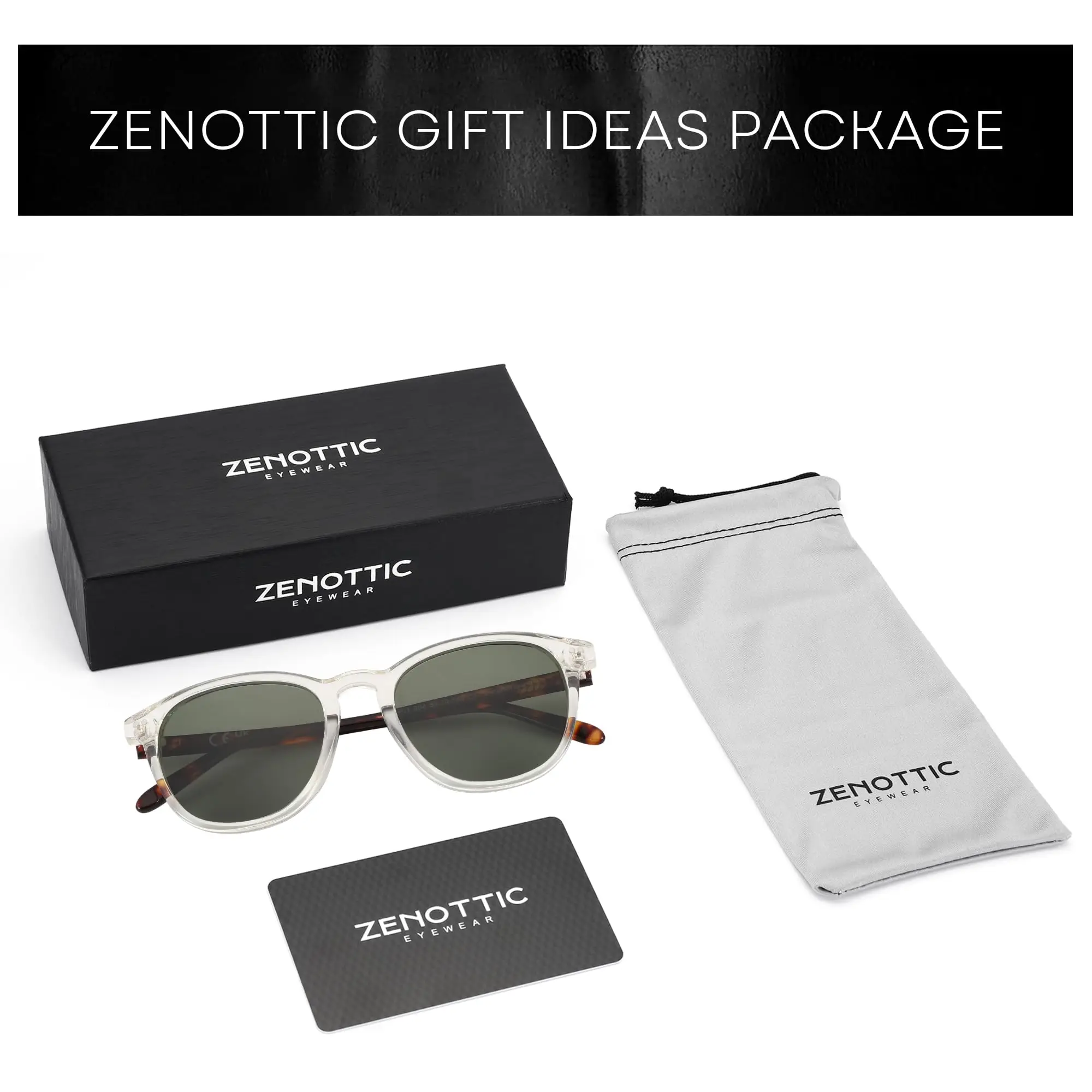 ZENOTTIC Polarized Round Sunglasses for Men Women Trendy Shades UV400 Protecion Classic Circular Acetate Sun Glasses
ZENOTTIC Polarized Round Sunglasses for Men Women Trendy Shades UV400 Protecion Classic Circular Acetate Sun Glasses