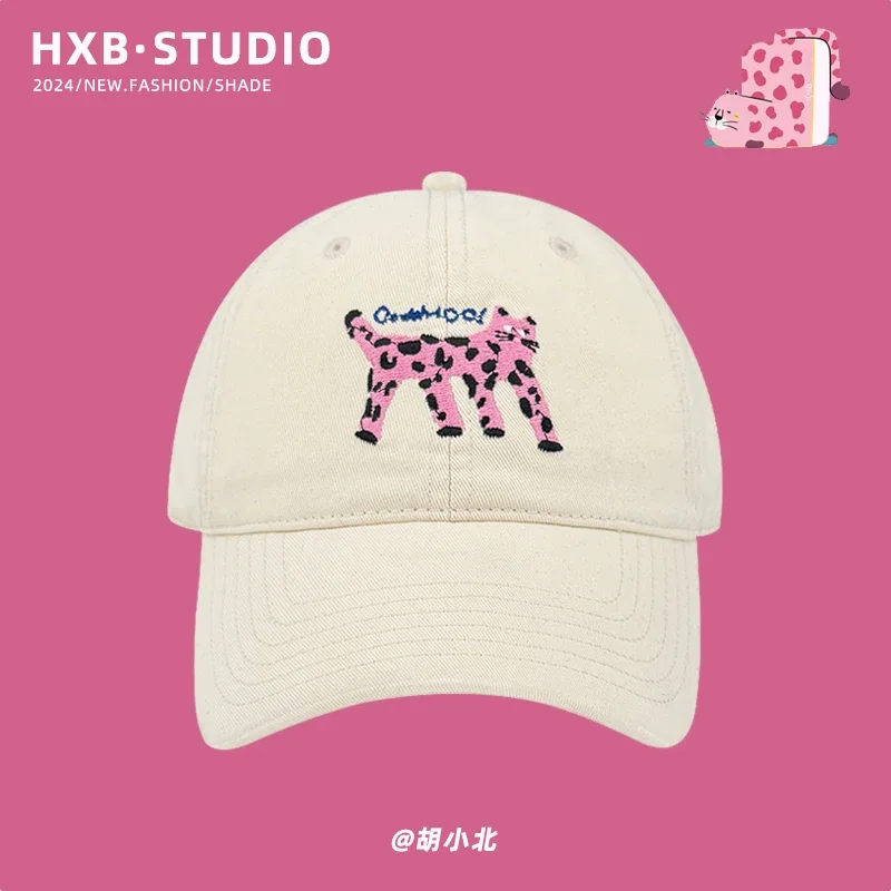 Korean Cute Cartoon Embroidered Baseball Cap for Men and Women Spring Summer Versatile Casual Sun Protection Soft Top Sun Hat
Korean Cute Cartoon Embroidered Baseball Cap for Men and Women Spring Summer Versatile Casual Sun Protection Soft Top Sun Hat