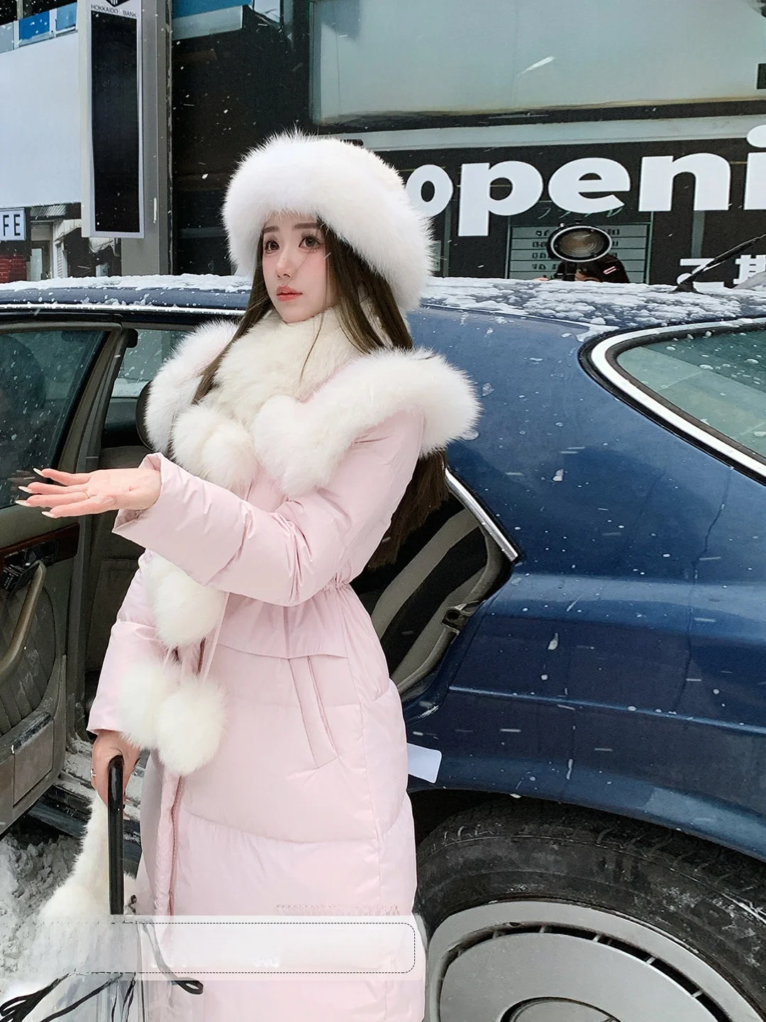 Girls Fur Collar down Jaet Medium Length White Du down Coat Warmth Faionable Sve Long Zipper Pure Color
Girls Fur Collar down Jaet Medium Length White Du down Coat Warmth Faionable Sve Long Zipper Pure Color