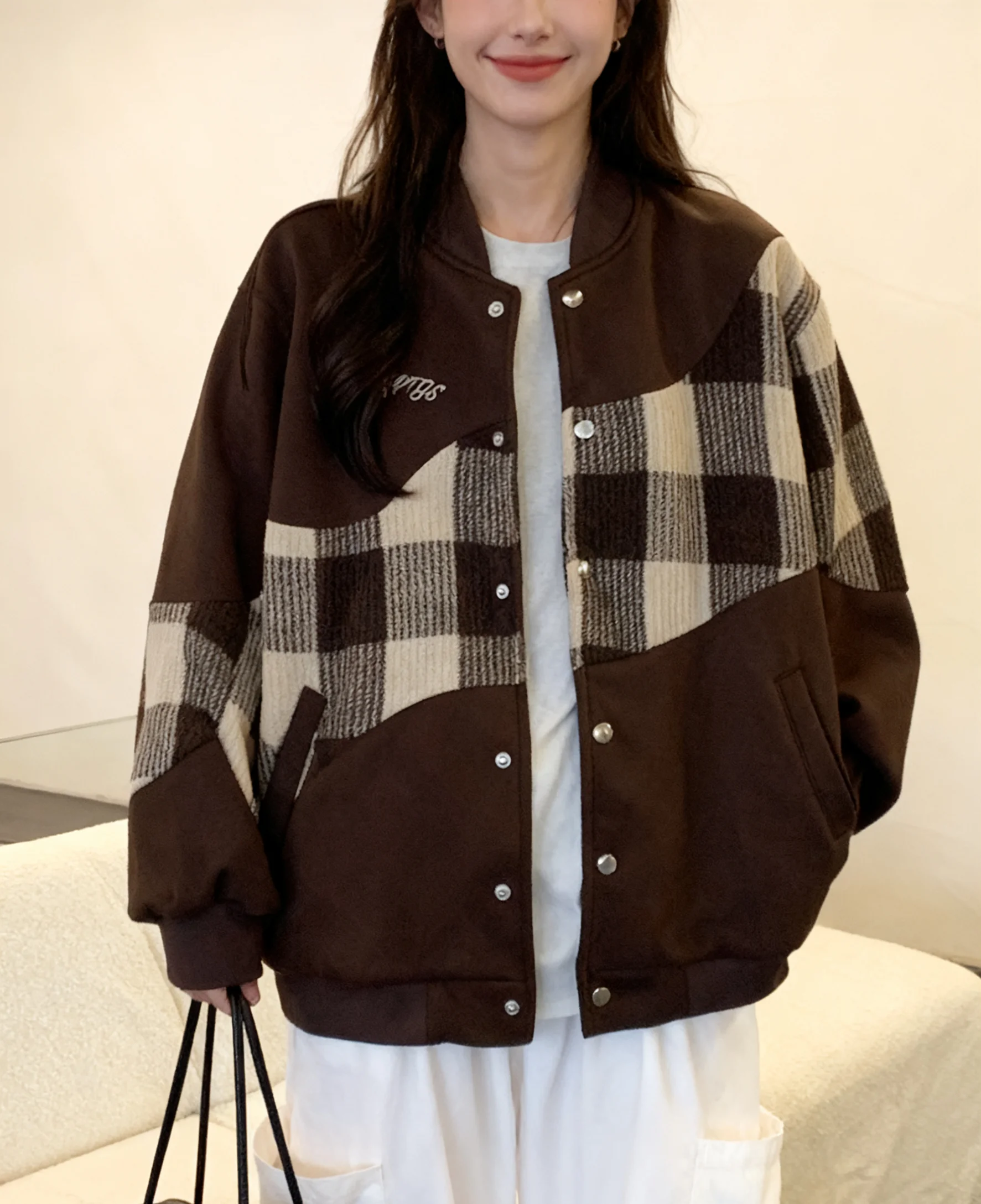 Baseball Jackets Y2K Womens Spring Simple Elastic Fisbone Modal Camouflage Drop-Shoulder Harajuku Decorated Stretchable Oversize
Baseball Jackets Y2K Womens Spring Simple Elastic Fisbone Modal Camouflage Drop-Shoulder Harajuku Decorated Stretchable Oversize