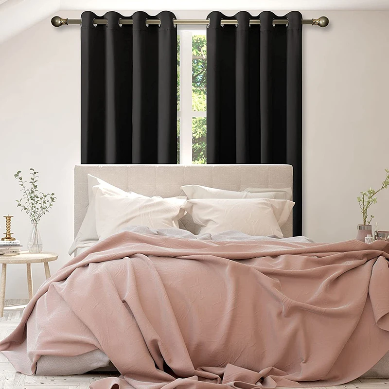 Thermal Insulated Blackout Curtains, Bedroom with Liner, Double Layer, Room Darkening, Noise Reducing, Grommet Curtain, TJ6963
Thermal Insulated Blackout Curtains, Bedroom with Liner, Double Layer, Room Darkening, Noise Reducing, Grommet Curtain, TJ6963