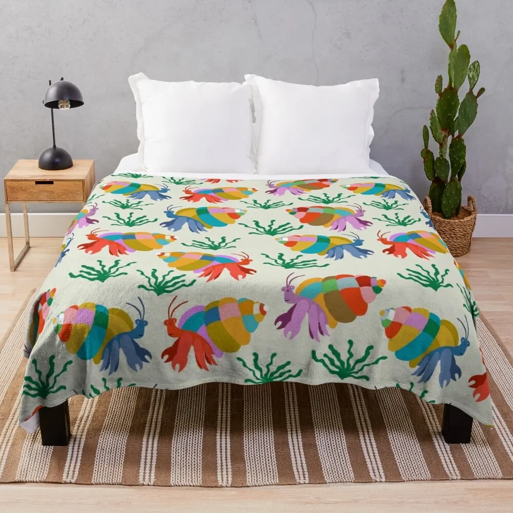 Artsy Hermit Crabs Throw Blanket Outdoor Soft Blanket for Picnic Beach Camping
Artsy Hermit Crabs Throw Blanket Outdoor Soft Blanket for Picnic Beach Camping