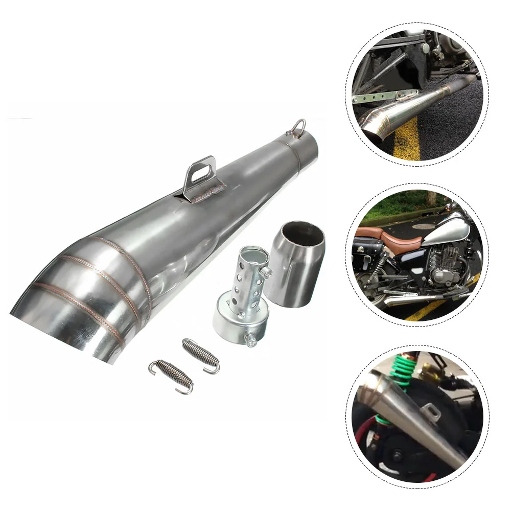 Car Silencers Exhaust Muffler Vent-pipe Motorcycle Device Escape Tube Accessories Silver
Car Silencers Exhaust Muffler Vent-pipe Motorcycle Device Escape Tube Accessories Silver